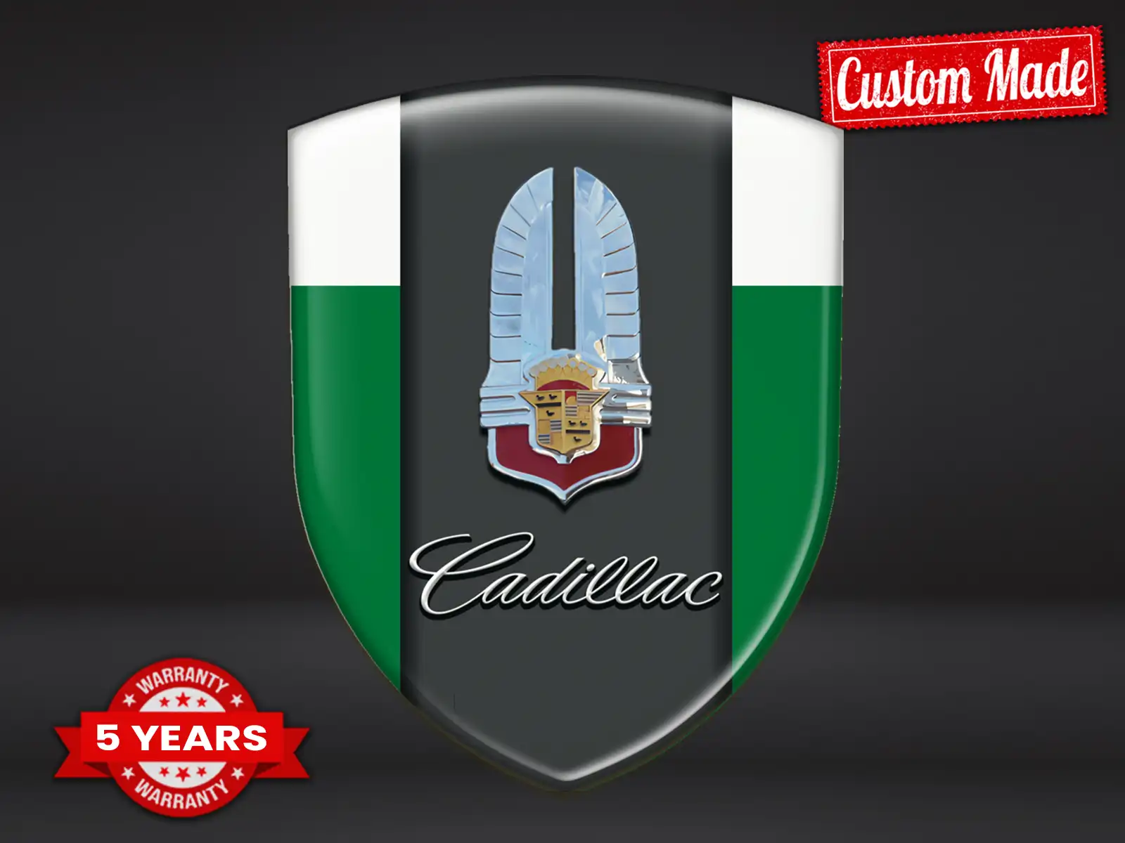 Cadillac Pegatinas Autoadhesivas Edición Elegante Etiquetas Cúpula